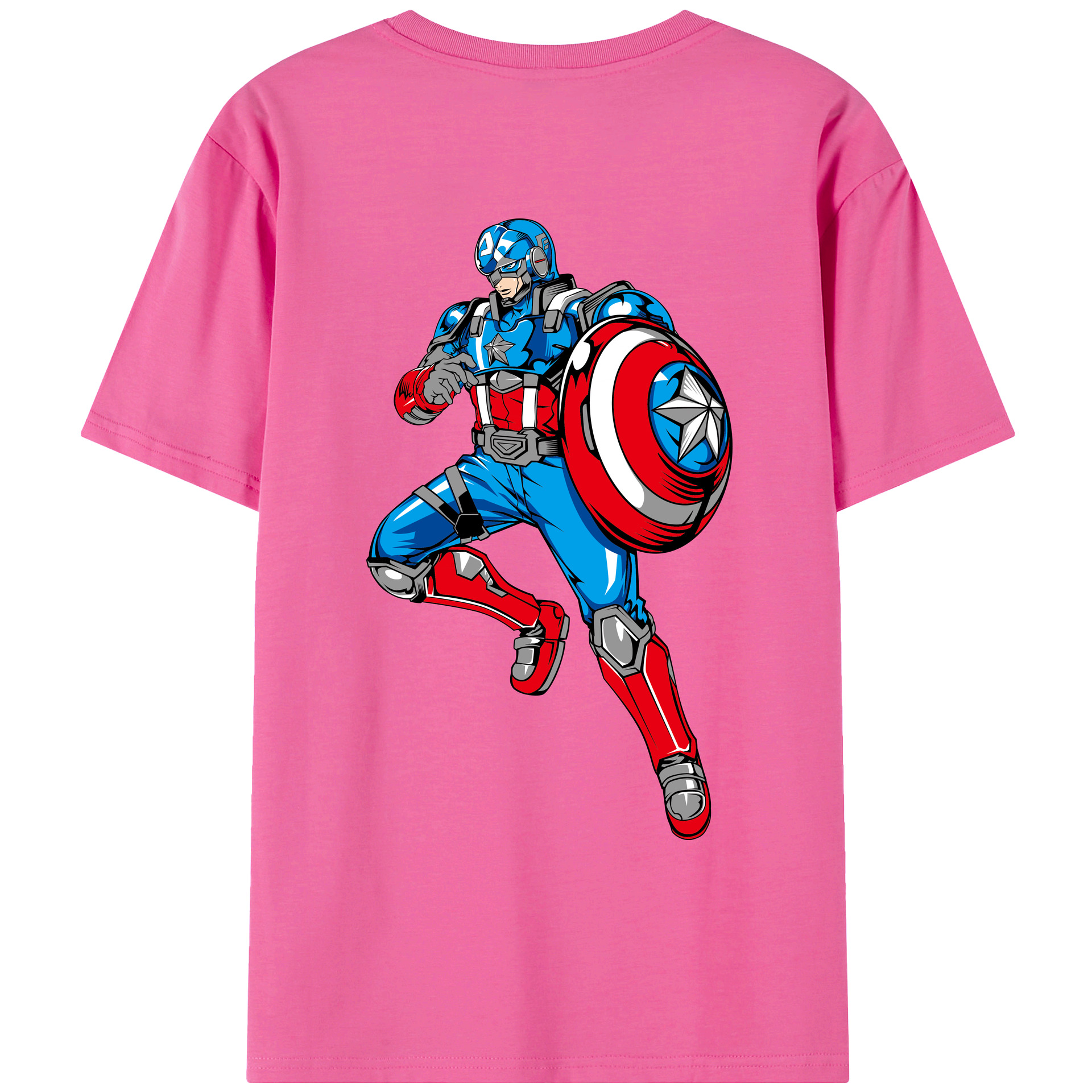 （画像用） アベンジャーズ The Avengers レディース半袖Tシャツ(バックプリント)